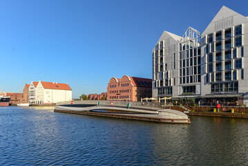 Naklejka premium Granaria, Granary Island Gdansk
