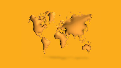 Yellow 3D World