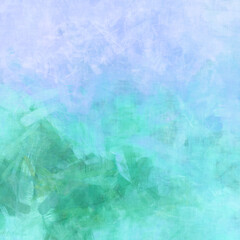 Fototapeta na wymiar blue and green brush stroke art canvas background