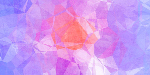 blue purple magenta orange geometric abstract with grunge texture