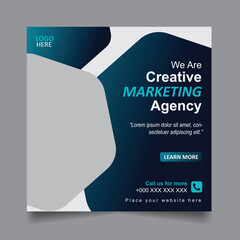 Digital marketing agency and Corporate social media post templates