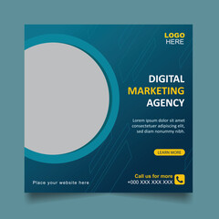 Digital marketing agency and Corporate social media post templates