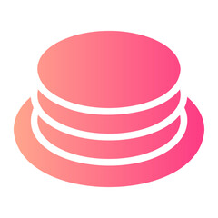 pancakes gradient icon