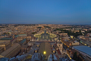 View on the Vatican and St Peters Square