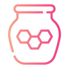 honey gradient icon