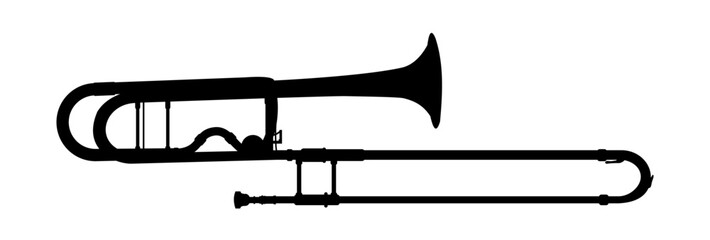 trombone silhouette