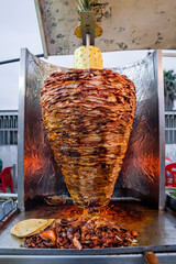 mexican al pastor style meat log
