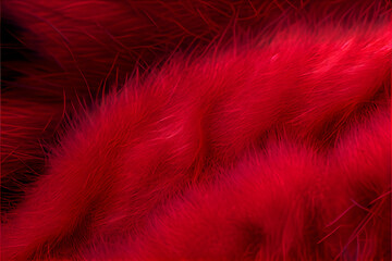 red fur background