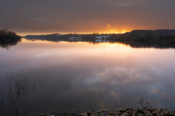 misty morning at tittersworth
