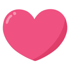 pink heart shape vector