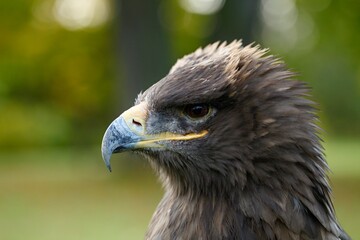 Aquila chrysaetos, Golden eagle, orel skalní, portrait, close up.