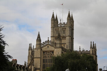 Fototapeta na wymiar The Abbey Church of Saint Peter and Saint Paul in Bath, England Great Britain
