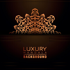 Luxury mandala background ornamental, arabesque style