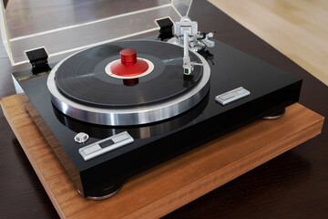 Vintage Stereo Turntable Vinyl Record Player