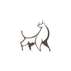 bull logo illustration abstract vector design