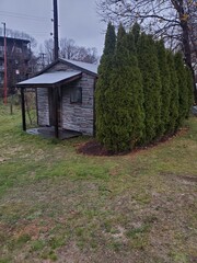 Small house in the field