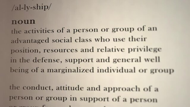 Allyship Definition