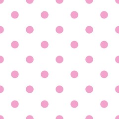 
Polka dots, seamless patterns, pink, white, can be used in decorative designs. fashion clothes Bedding sets, curtains, tablecloths, notebooks, gift wrapping paper