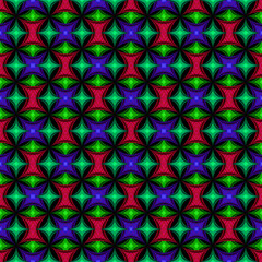 Fototapeta premium fractal square geometric holiday spectrum seamless royal shape 3d rendered art