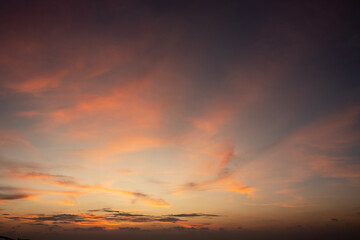 scenic of sea wave and sunset