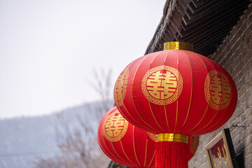 Chinese red lantern 