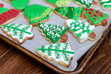 Beautifully decorated Christmas Cookies