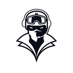 gamers logo mascot template, Vector EPS