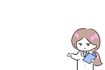 invite woman woman with notebook illustration meeting presentation smile woman wearing a mask