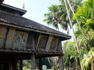 Ancient Northern style architecture in Mae Fah Luang Art and Cultural Park, Chiang Rai