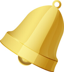 golden jingle bell icons