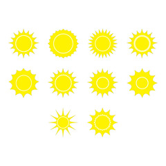 sun icon set