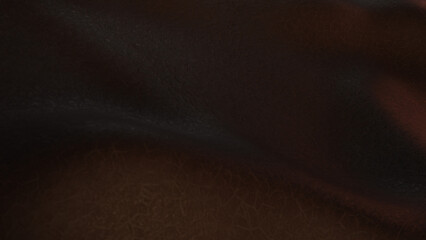 wave of brown leather,3Drendering