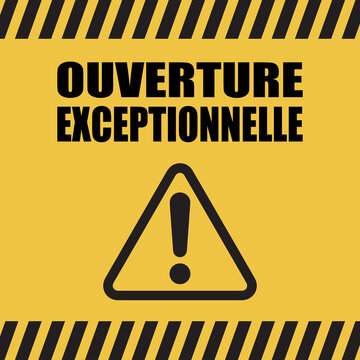 Logo ouverture exceptionnelle.