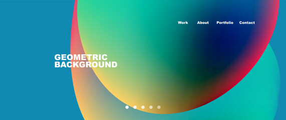 Liquid fluid shapes with flowin gradients abstract backgrounds. Vector illustration for wallpaper, banner, background, leaflet, catalog, cover, flyer