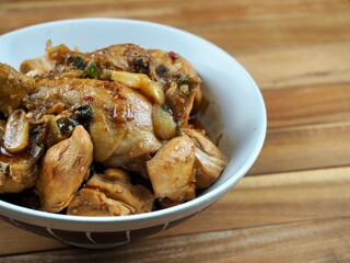 닭고기 마늘 채소볶음, 요리, 음식