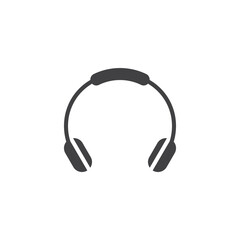 Wireless headphones vector icon