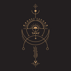 Celestial Magic Mystical and Esoteric Illustration