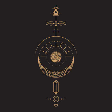 Celestial Magic Mystical and Esoteric Illustration