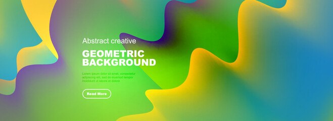 Waves with liquid colors dynamic abstract background for covers, templates, flyers, placards, brochures, banners