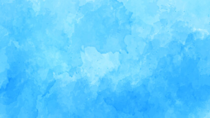 Abstract blue watercolor vector background