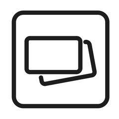 credit cards square icon