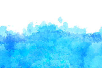 Abstract blue watercolor texture vector background