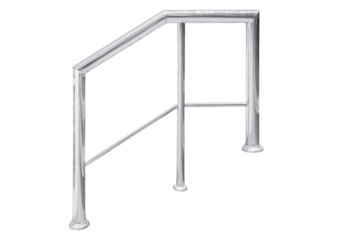 Stainless steel staircase railing