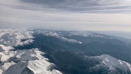 mountains from the sky 