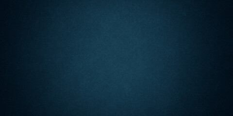 Dark blue background texture with black vignette in old vintage grunge textured border design

