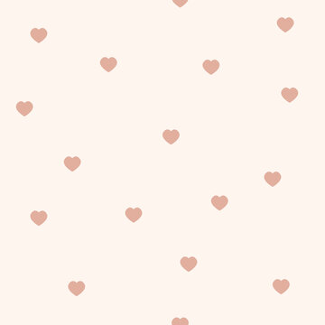 Valentine's heart pattern seamless, heart background