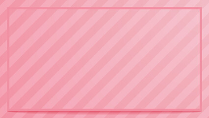 Soft pink background, romantic love theme abstract banner with heart illustration for celebrate valentine's day, mother's day and women's day greeting card 