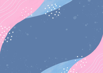 Fototapeta premium 手描きの流体シェイプの背景素材