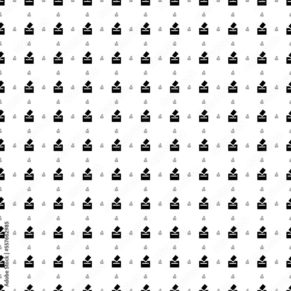 Poster square seamless background pattern from geometric shapes are different sizes and opacity. the patter