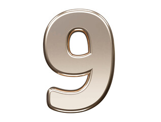 Number text effect vector illustration 